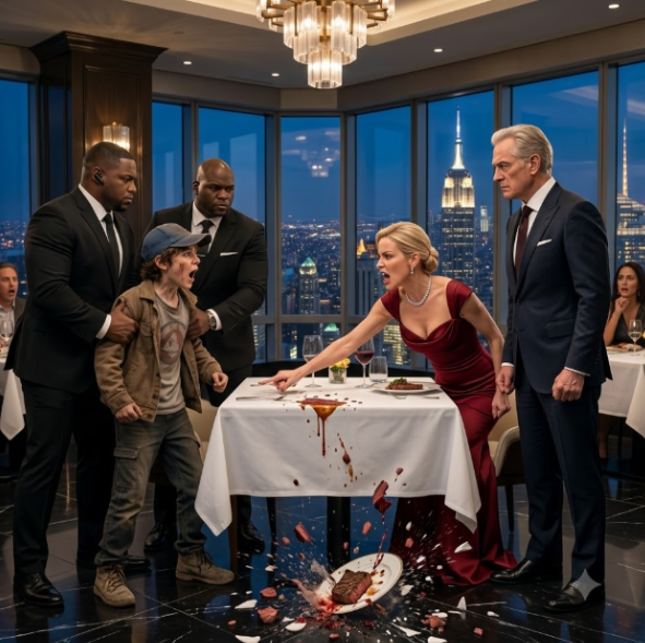 04UST-A Dirty Kid Ruined a Billionaire’s Dinner—Until He Revealed What He Saw 