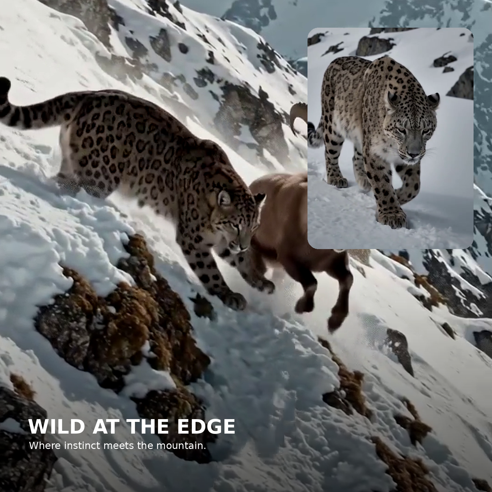 BORN FOR THE MOUNTAINS. 🐐🏔️