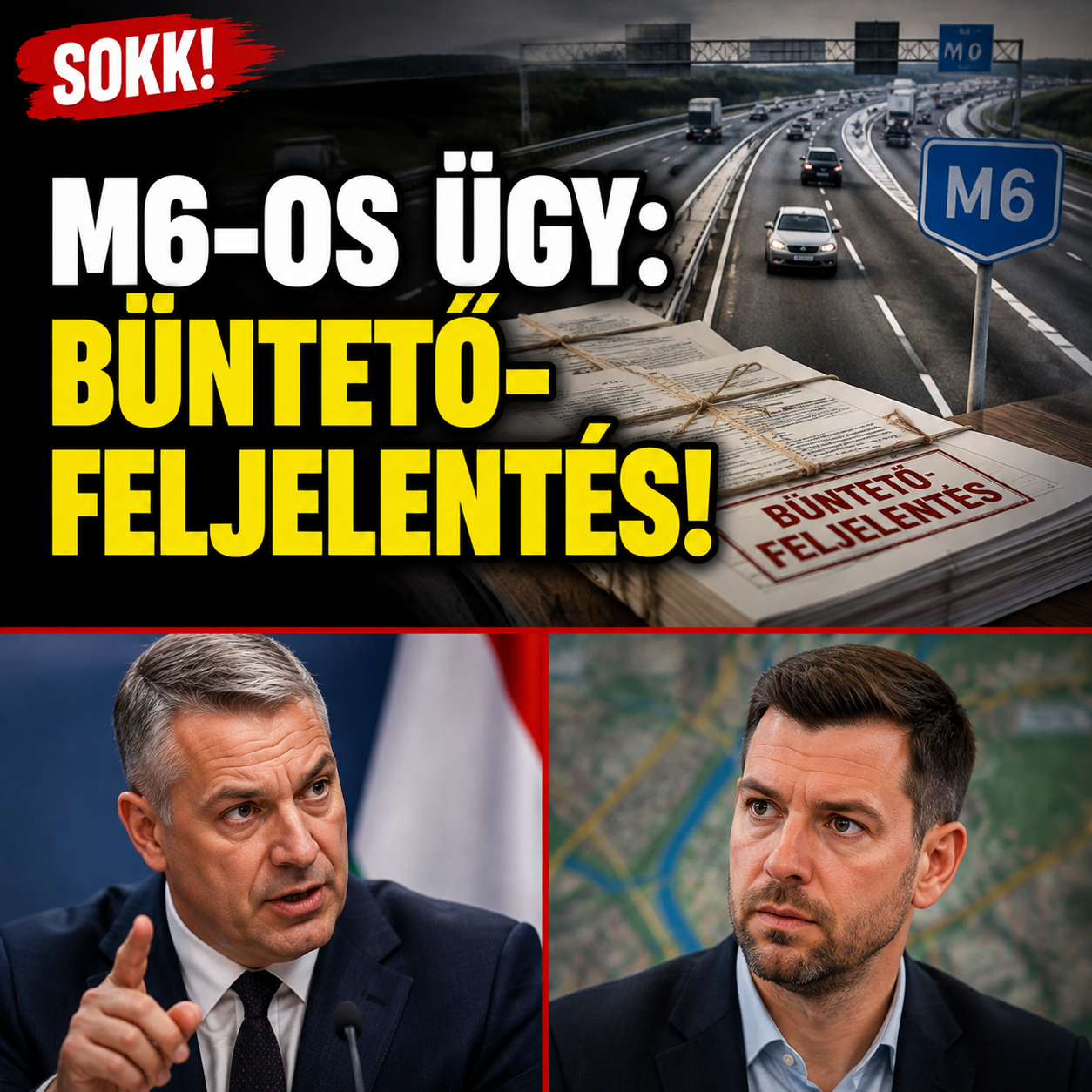 Új dokumentumok kerültek elő az M6-os autópályáról – súlyos kérdések merültek fel az üzemeltetés körül
