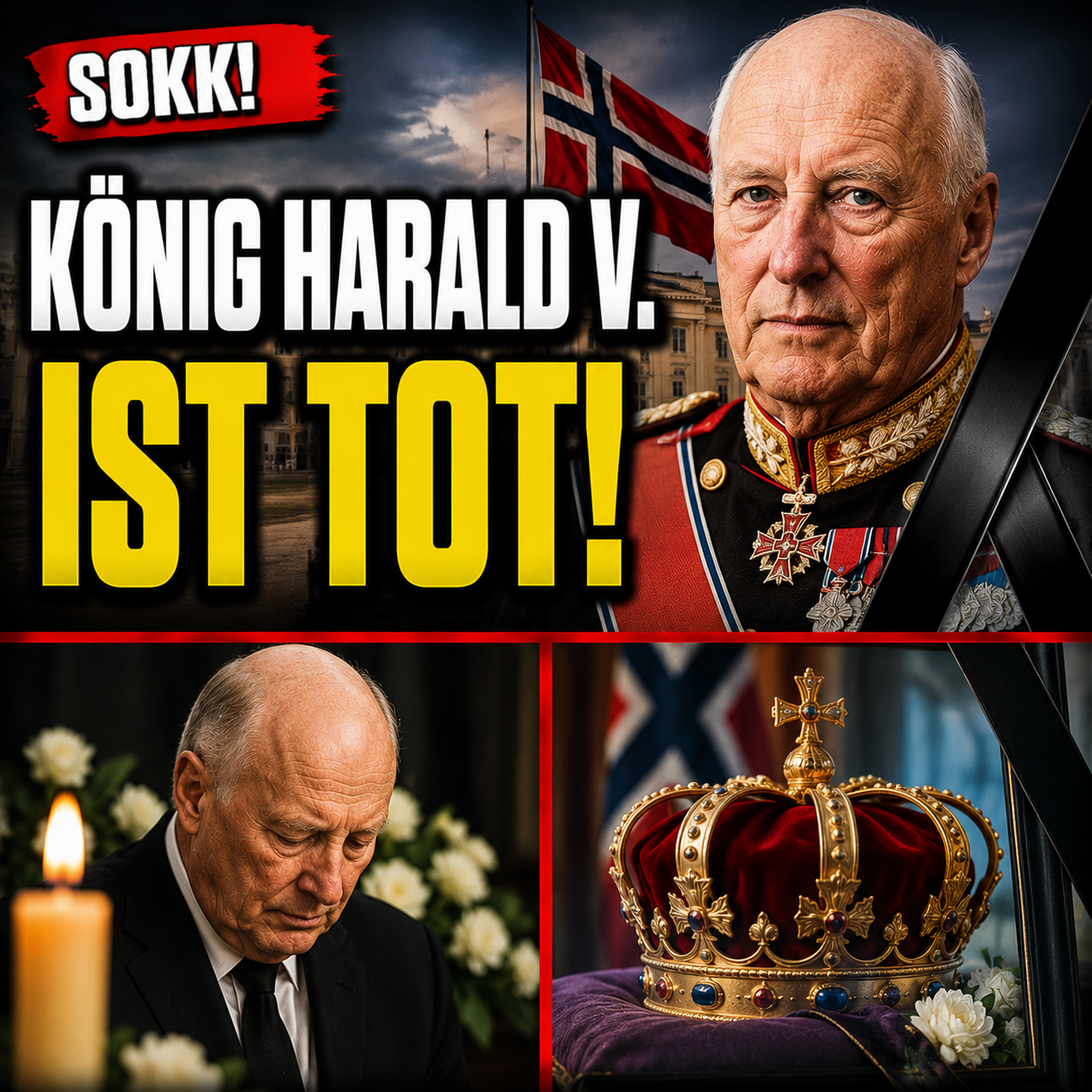 Neue Details zum Abschied von König Harald V. – Dokumente zeigen die letzten Kapitel seines Lebens