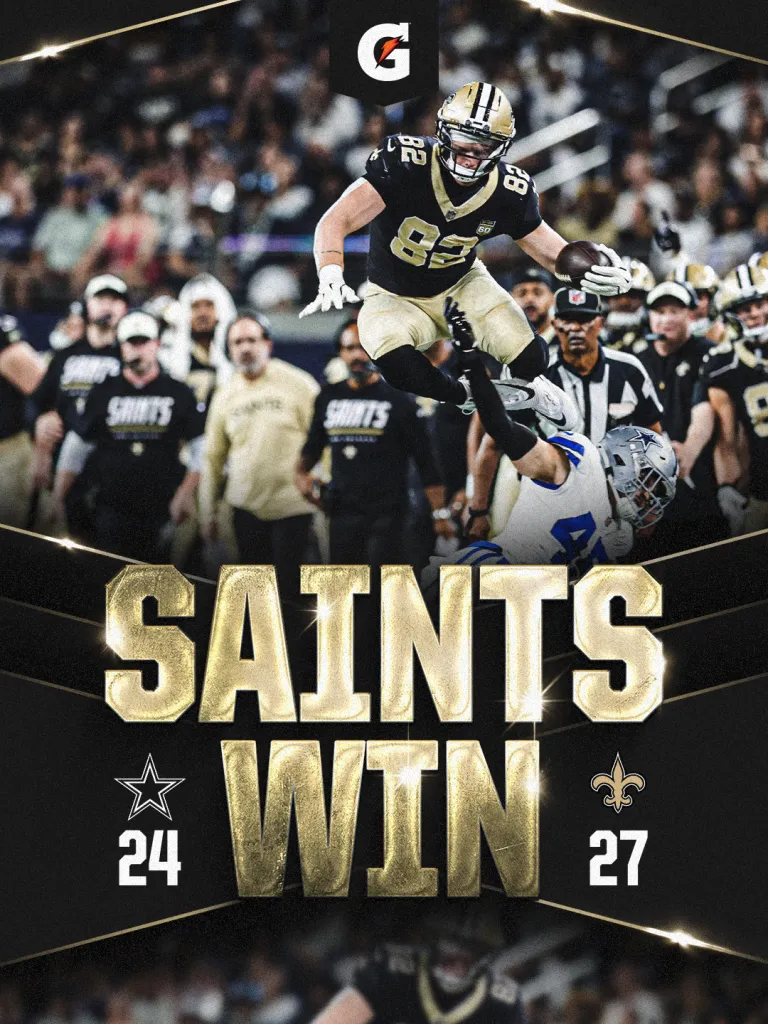Saints Beat Cowboys 27–24 as Carlson Seals Preseason Finale