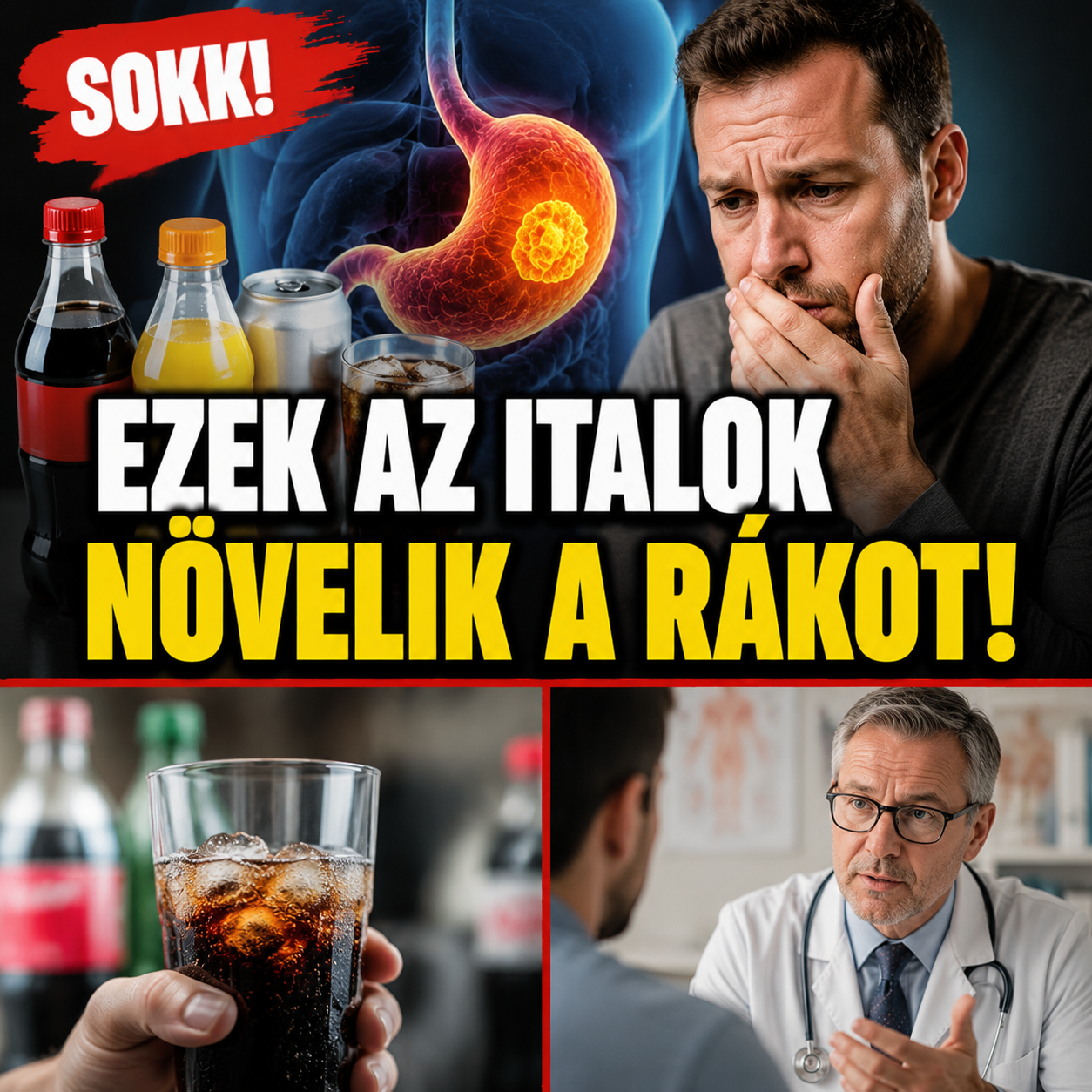 Új kutatás figyelmeztet: ezek az italok növelhetik a gyomorrák kockázatát