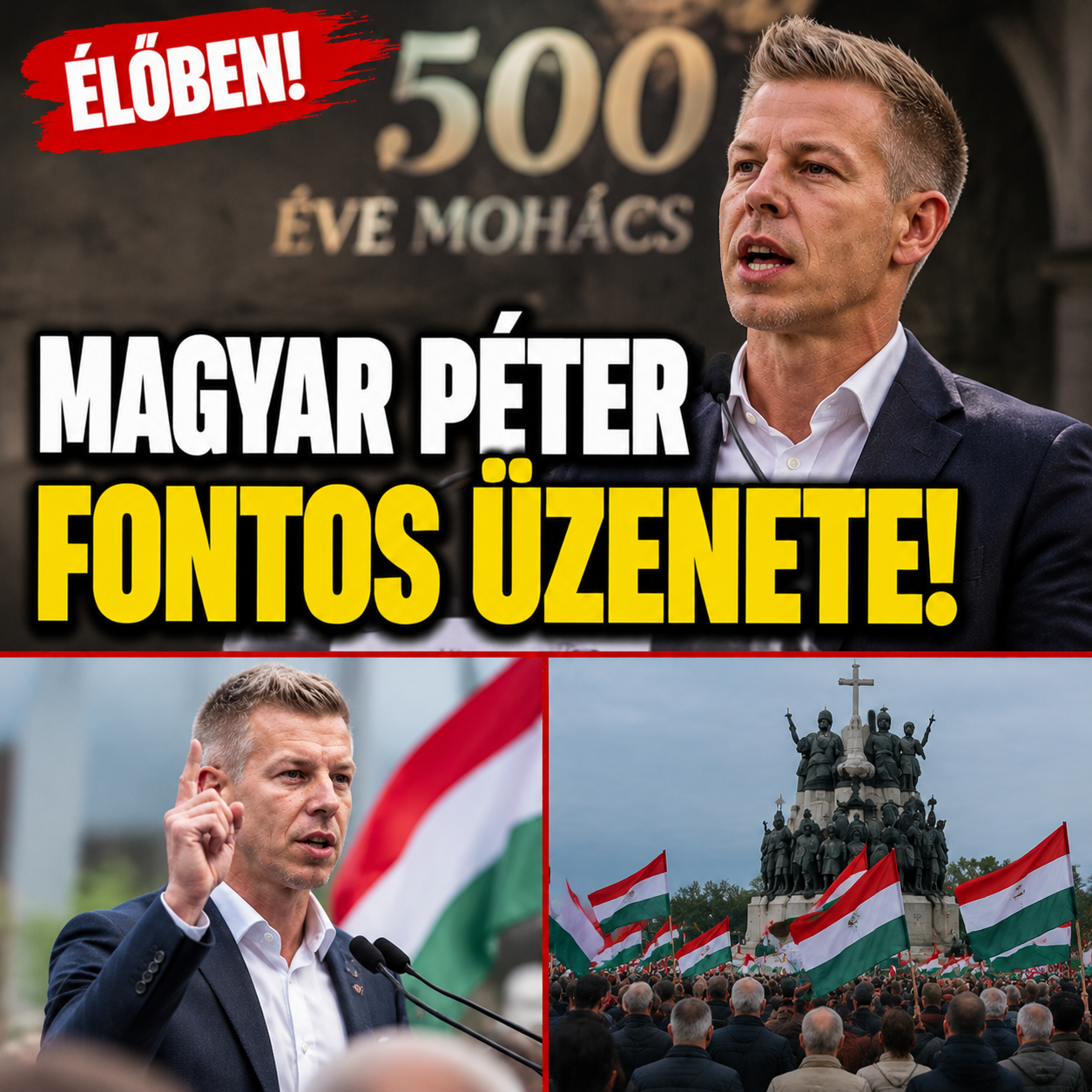 Magyar Péter beszéde új vitát indított – fontos részletek kerültek elő a mohácsi megemlékezésről