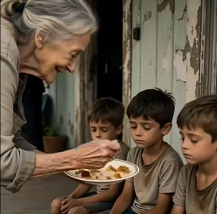 126USPH An Elderly Woman Fed Homeless Children—Then a Man Stepped Out of a Luxury Car and Approached Her!