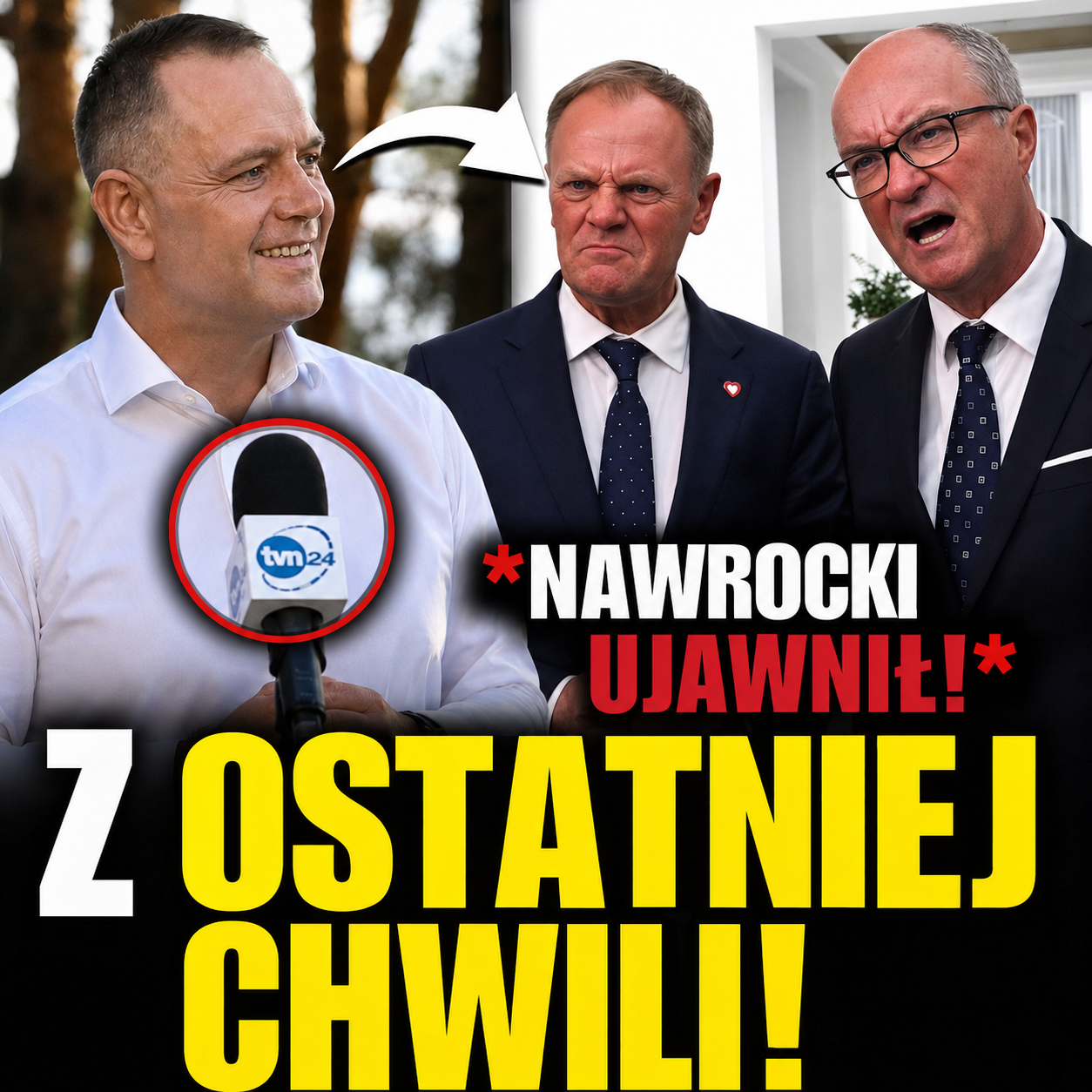 TUSK W SZOKU! NAWROCKI ZAGROZIŁ CZARZASTEMU?! MEDIA TEGO NIE POKAZAŁY!
