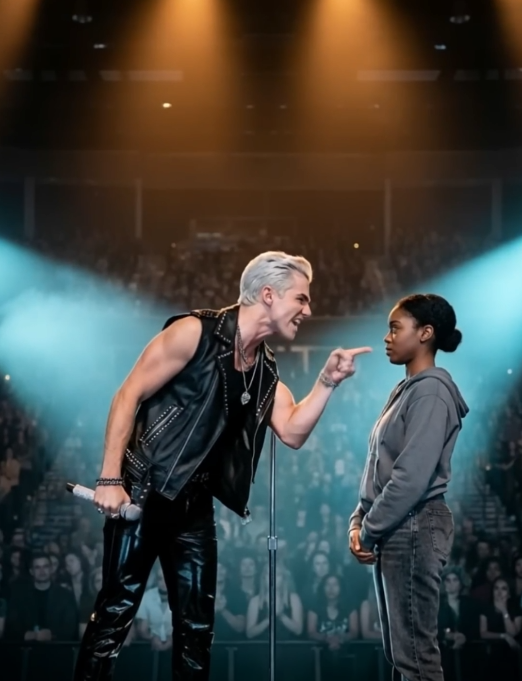 Pop Star Forced Black Student Onstage to Mock Her — What Happened Next Made Him Lose Everything z