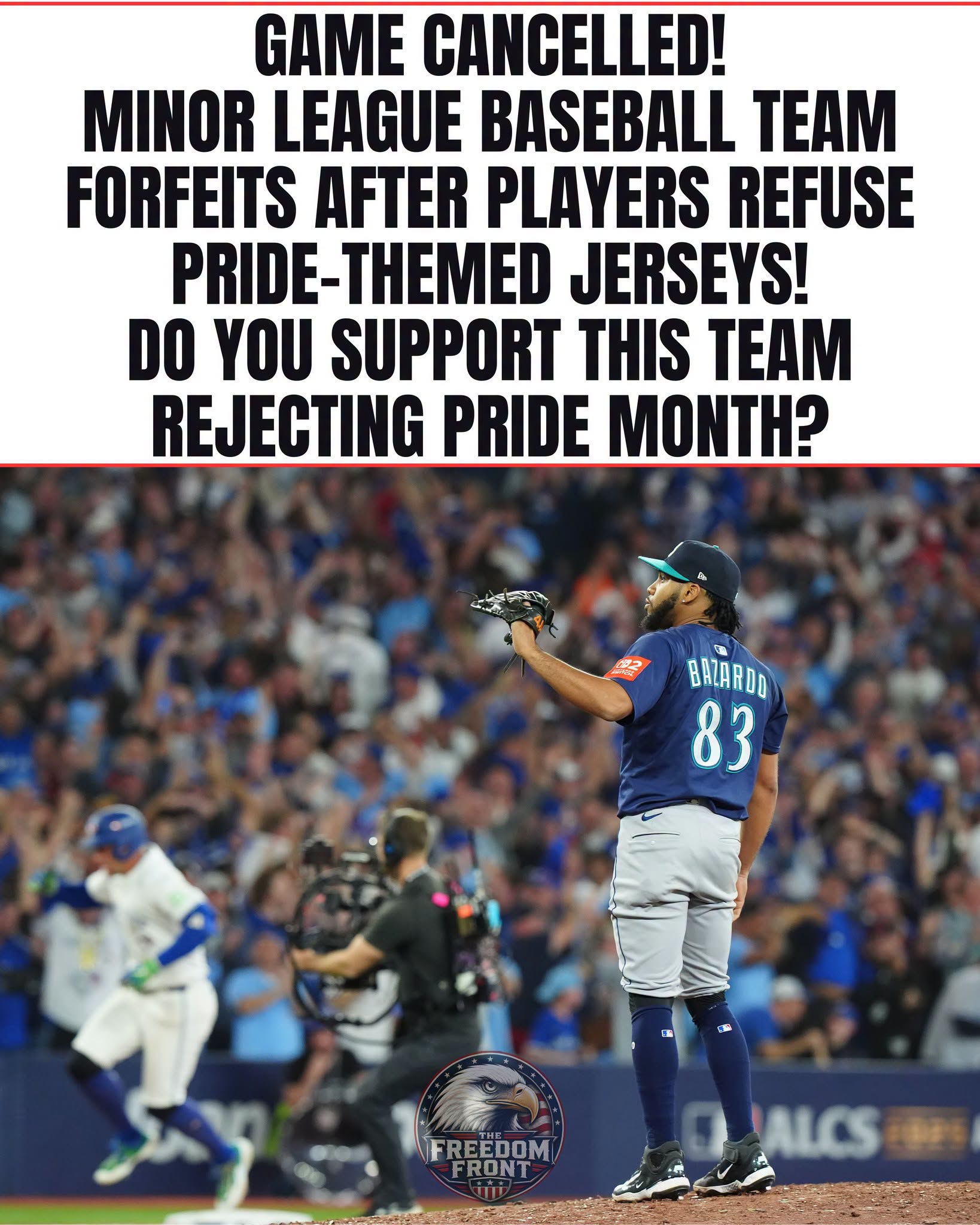 Game Over: Minor League Baseball Team Forfeits After Players Refuse Pride-Themed Jerseys