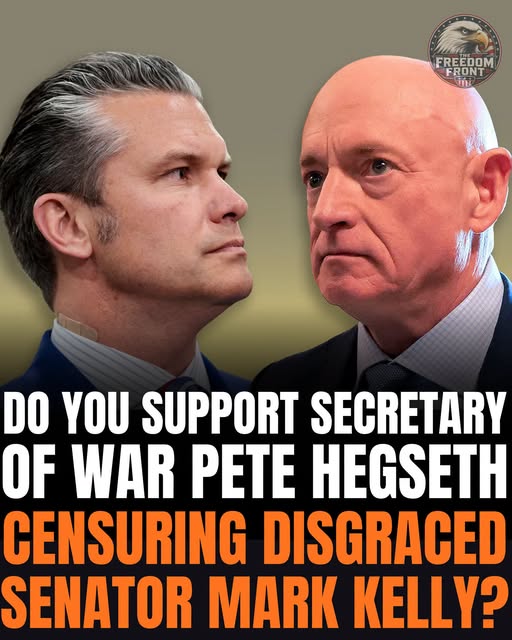 Secretary of War Hegseth Censures Disgraced Senator Mark Kelly — Here’s Why the Pentagon Is Going After a Sitting Lawmaker