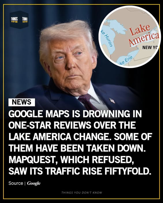 Google Maps Is Drowning in One-Star Reviews Over the ‘Lake America’ Change — But MapQuest Just Had the Last Laugh