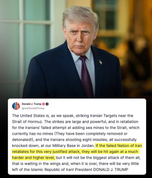 Trump Announces 'Large and Powerful' Strikes on Iran, Warns of 'Biggest Attack of Them All'