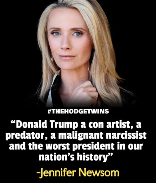 California's First Partner Jennifer Siebel Newsom Unleashes Scathing Attack on Trump: 'A Con Artist, a Predator, a Malignant Narcissist'