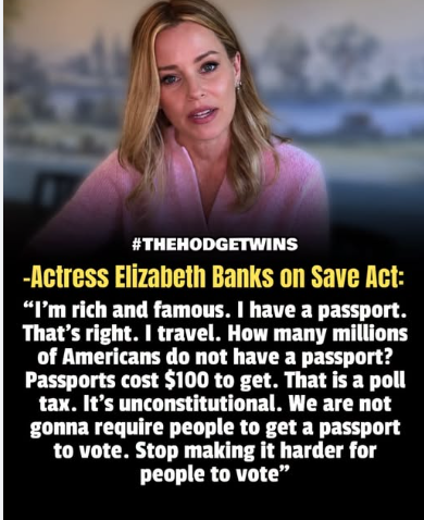 Elizabeth Banks Slams SAVE Act as 'Unconstitutional Poll Tax' in Heated Instagram Video