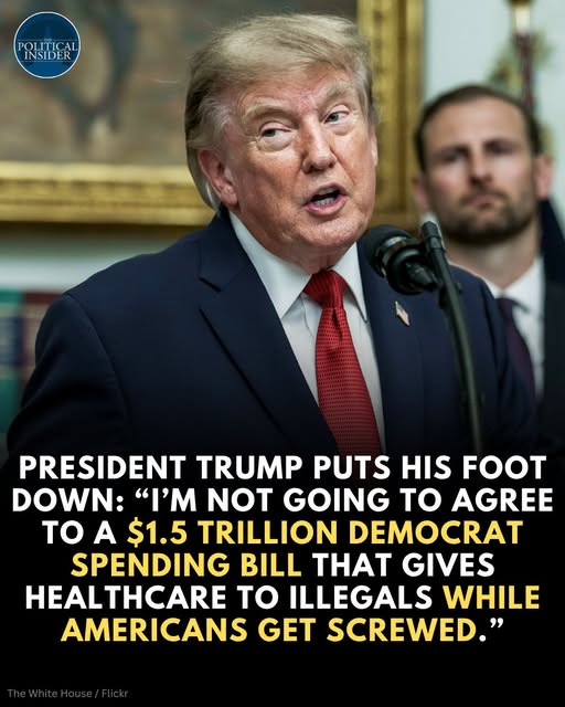 Trump Rejects Democratic $1.5 Trillion Spending Demand as Healthcare and Immigration Fuel Shutdown Fight