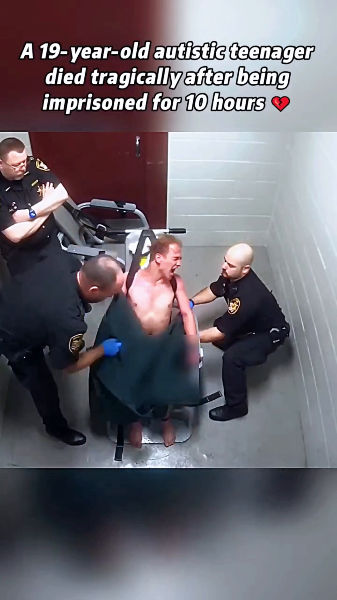  Video shows how autistic teen died after 10 hours in Ohio jail. Mother wants his story told