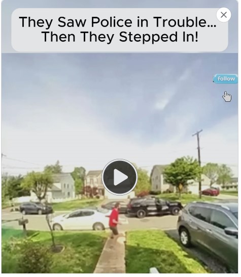 They Saw Police in Trouble… Then They Stepped In!