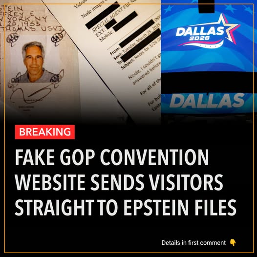 Fake GOP Convention Website Redirects Visitors to Epstein Files — Internet Prank or Political Sabotage?
