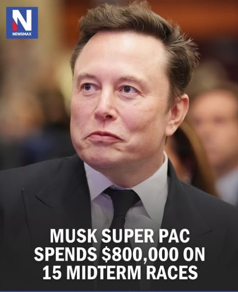 Elon Musk’s Super PAC Drops $800,000 on 15 Midterm Races — But That’s Just the Opening Salvo