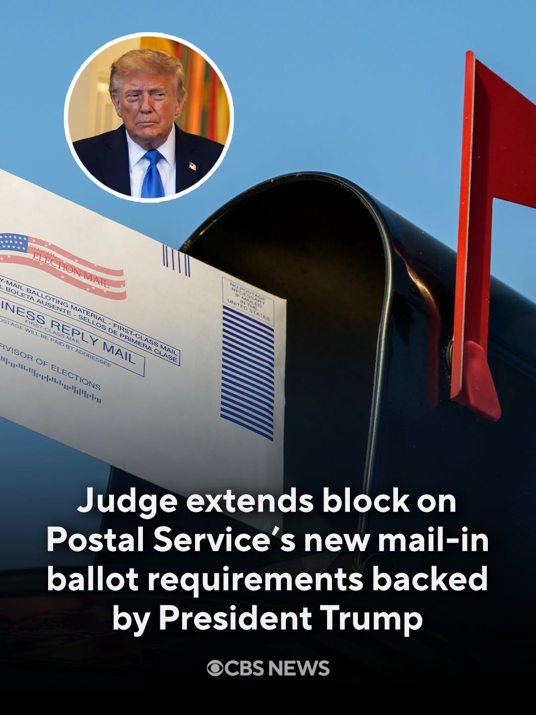 Judge Extends Block on Trump-Backed Postal Service Mail-In Ballot Requirements