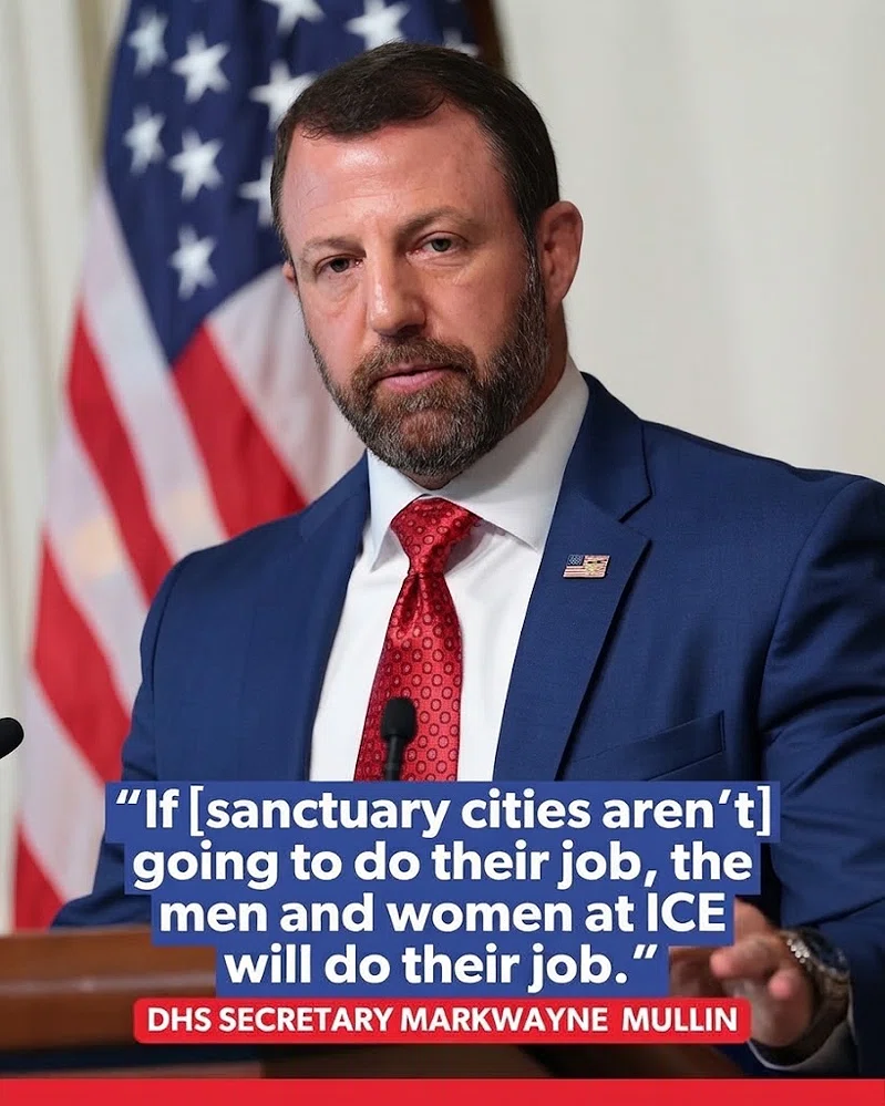 DHS Secretary Mullin to Sanctuary Cities: 'If They're Not Going to Do Their Job, ICE Will'