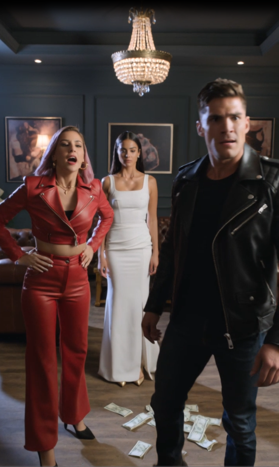 They thought she was powerless... until the door swung open! 😱🔥 You won't BELIEVE who was actually standing in front of them all along. Part 2 is out now—watch until the very end to see the ultimate payback! 👇🎬