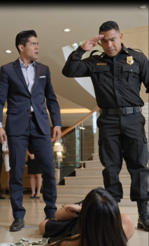 He thought he could humiliate her with money… until the guard saluted her. 😱  He had no idea he was standing right in front of the real CEO! What will happen to him now?  👉 PART 2 is out now! Click the link below or check the comments to see his instant regret! 🔥