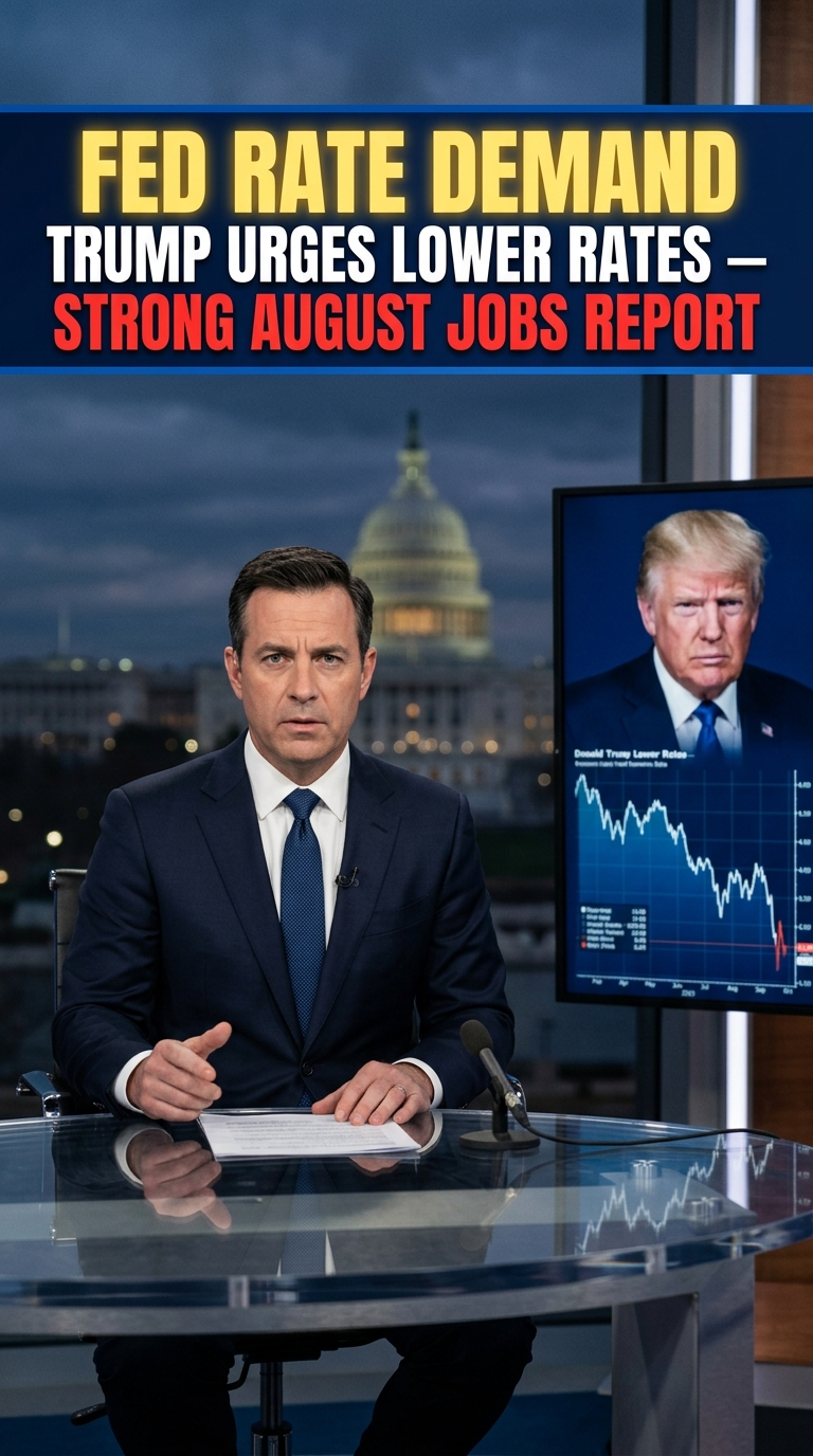 Trump Demands Fed Rate Cuts After Strong Jobs Report — Threatens to Halt Trade with Deficit Countries