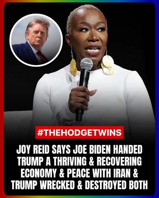 Joy Reid Says Biden Handed Trump a Thriving Economy and Peace with Iran — and Trump Wrecked Both