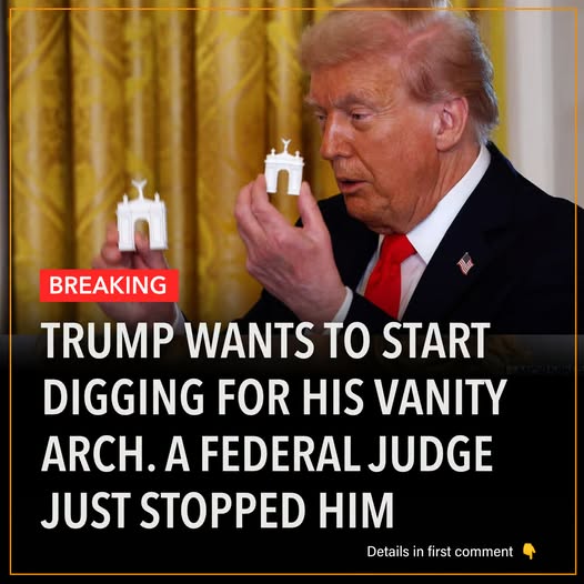 Federal Judge Blocks Trump's 'Vanity Arch' as Administration Scrambles to Start Excavation