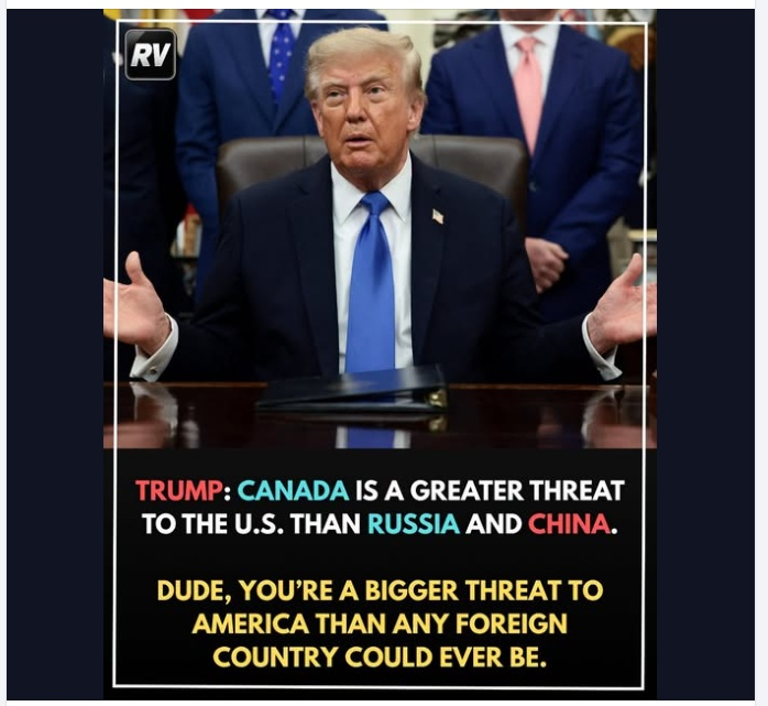 Viral Graphic Misquotes Trump: He Called Canada Tougher to Deal With Than China — Not a Greater Threat Than Russia