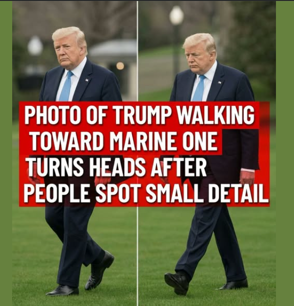 Trump’s Marine One Photo Goes Viral Again — But the “Small Detail” Needs Context