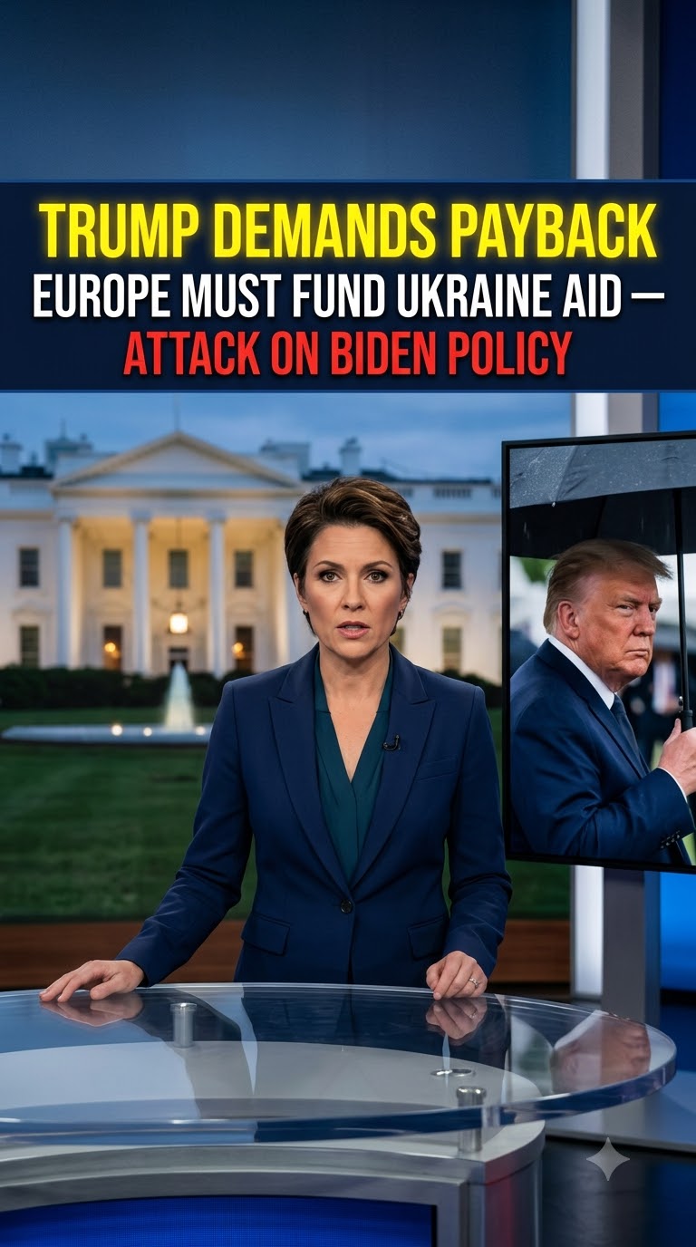 Trump Demands Europe 'Pay Back' Billions for Ukraine Aid — Blames Biden for 'Crazy' Spending