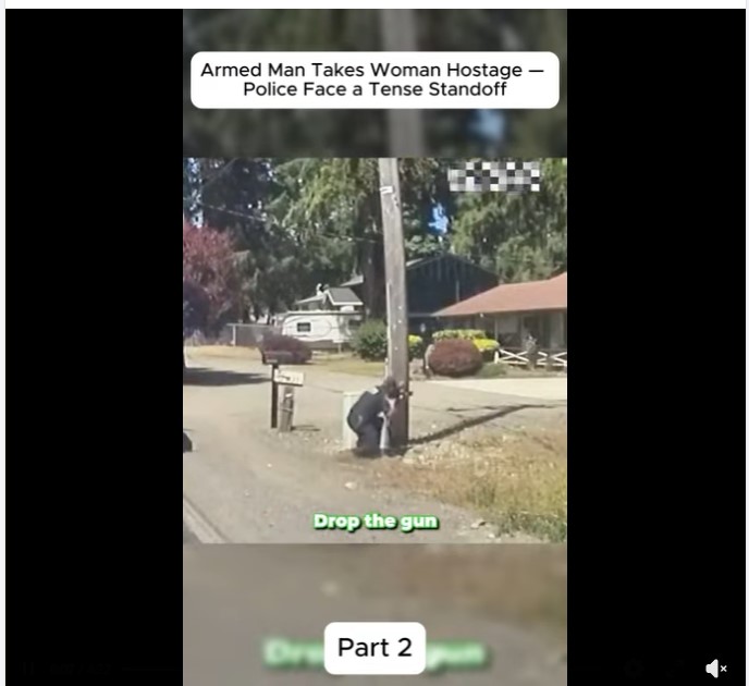 Armed Murderer Takes Woman Hostage in Standoff