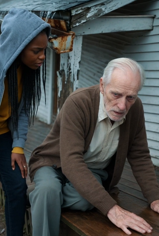 Black Girl Brings Breakfast to Lonely Old Man for Months — One Day a Helicopter Lands on Her Block