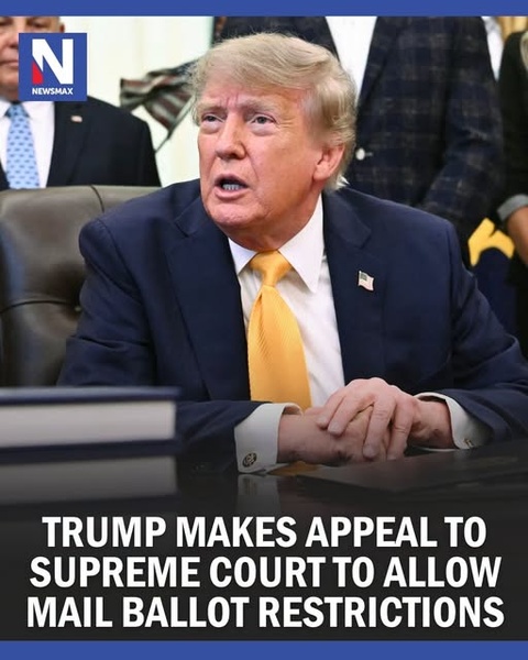 Trump Makes Emergency Appeal to Supreme Court to Allow Mail Ballot Restrictions