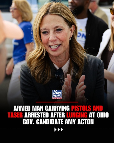 Armed Man Arrested After Lunging Toward Ohio Governor Candidate Amy Acton at Canfield Fair