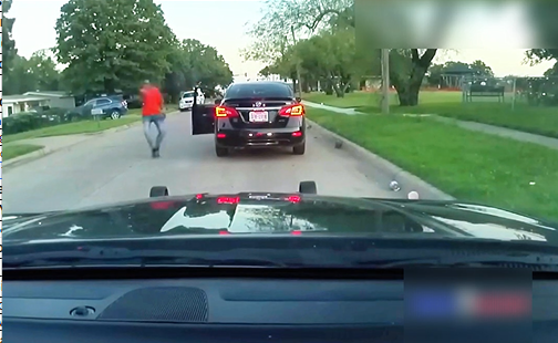 Dashcam Shows Fort Worth Officer in a Shootout With Armed Suspect