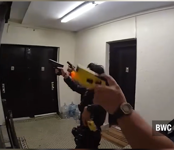 Officers Open Fire On Man Armed 