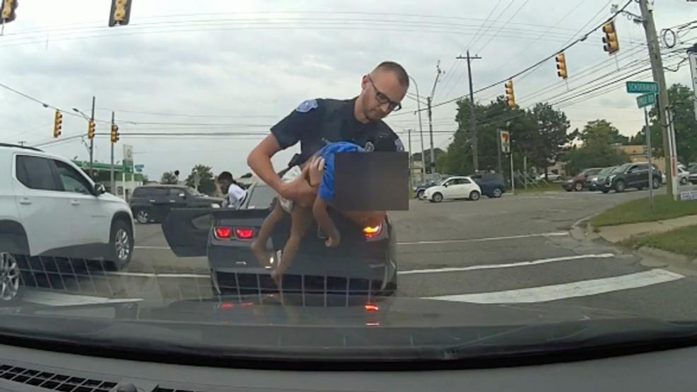 VIDEO: 18-month-old child struggling to breathe saved by officer during traffic stop