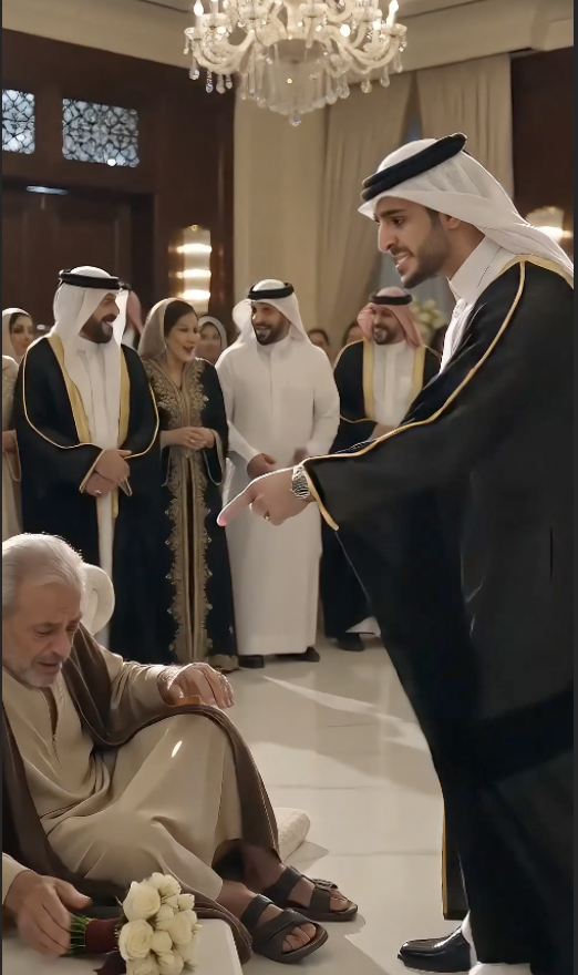 06LARجاء ليرى ابنه عريسًا... فاستقبله بدفعة وإهانة أمام الجميع!