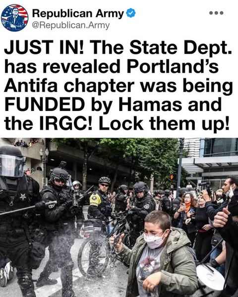 State Dept. Sanctions Tech Group Used by Portland Antifa and Linked to Hamas and Iran’s IRGC