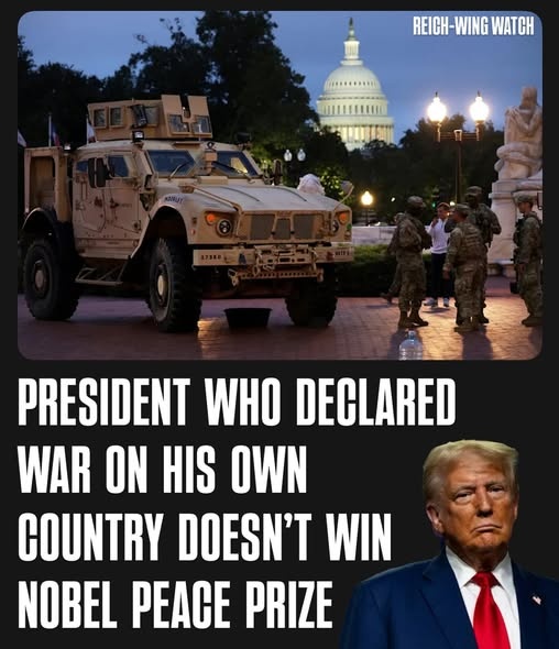President Who 'Declared War on His Own Country' Doesn't Win Nobel Peace Prize