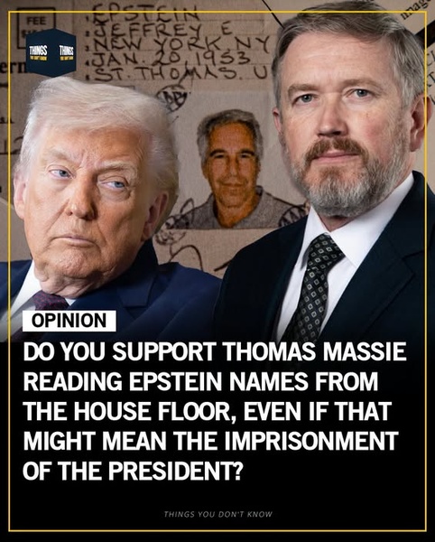 Thomas Massie Reads Epstein-Related Names on House Floor — But Does That Mean the President Could Be Imprisoned?