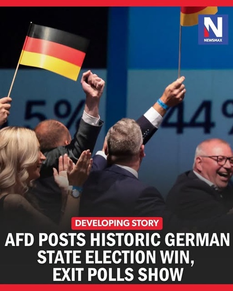 AfD Scores Historic Victory in German State Election, Exit Polls Show