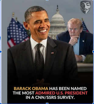 Obama Named Most Admired U.S. President in New CNN/SSRS Poll, Outpacing Trump