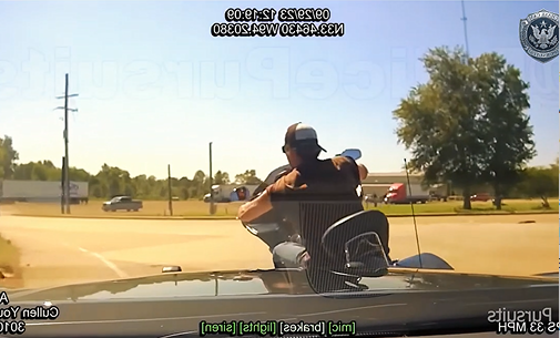 CRIMINALS ATTEMPTING TO ESCAPE POLICE PURSUIT