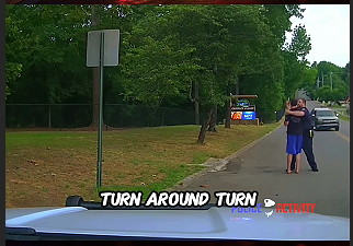 Distracted Police Officer Strikes Bicyclist