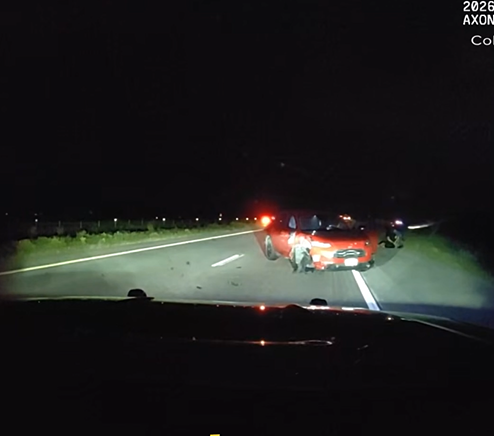 Video shows CSP trooper stopping suspected DUI driver on I-76