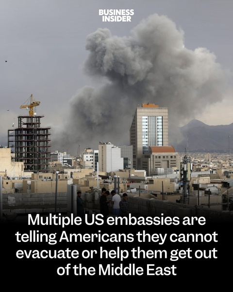 U.S. Embassies Tell Americans They're on Their Own as War With Iran Escalates