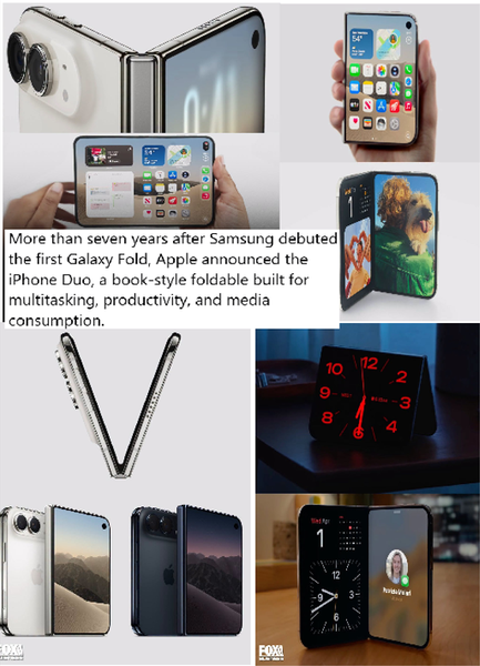 Apple Unveils iPhone Duo, Its First Foldable Smartphone