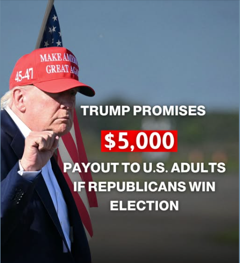 Trump Pledges 5,000 Dollar 'Dividend' If GOP Wins